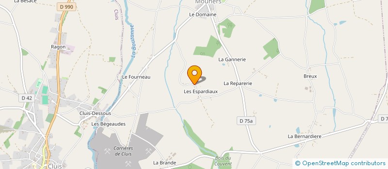 localisation de l'entreprise EURL CHAPGIER à MOUHERS