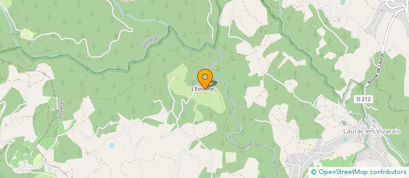 localisation de l'entreprise EURL CHARBONNEYRE TP  ROSIERES