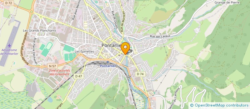 localisation de l'entreprise EURL CHARLES CHATRAS à PONTARLIER