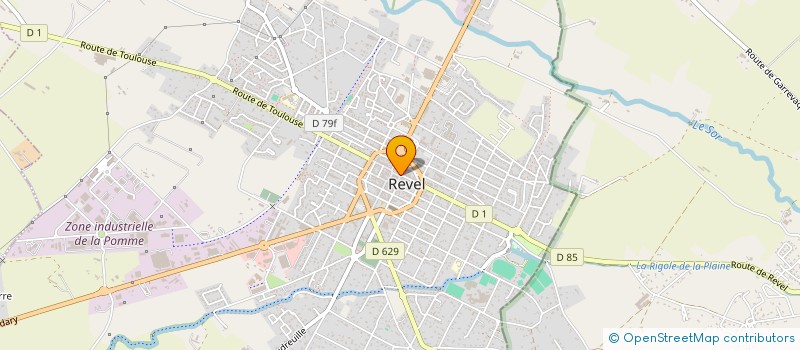 localisation de l'entreprise EURL CHARLIN J  REVEL