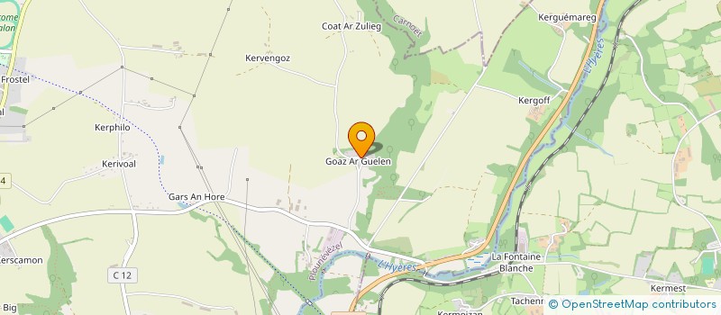 localisation de l'entreprise EURL CHARLY LE MAITRE  PLOUNEVEZEL