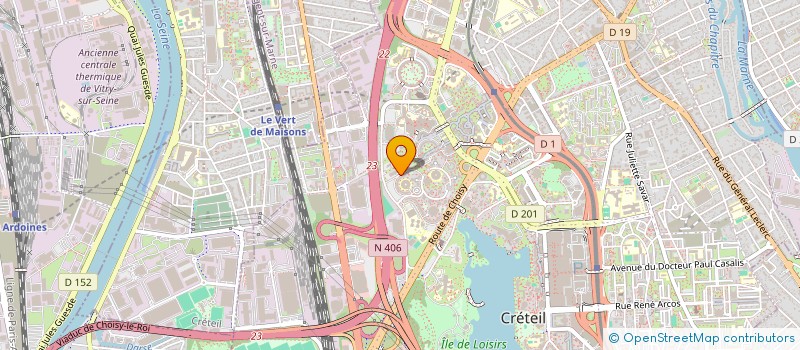 localisation de l'entreprise EURL CHARLY TRANS à CRETEIL