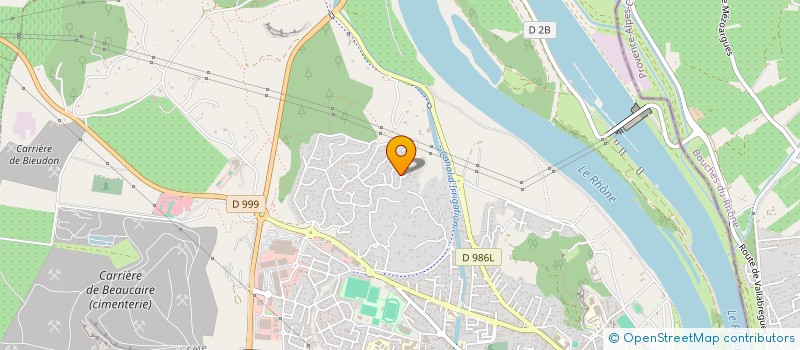 localisation de l'entreprise EURL CHARPENTE COUVERTURE GOUGOU  BEAUCAIRE