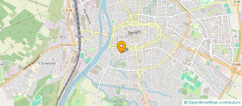 localisation de l'entreprise EURL CHARPENTIER à SENS
