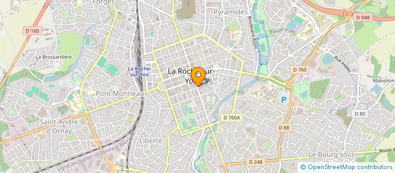 localisation de l'entreprise EURL CHARRIER à LA ROCHE-SUR-YON