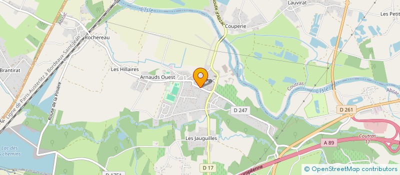 localisation de l'entreprise EURL CHARRIERAS  ABZAC