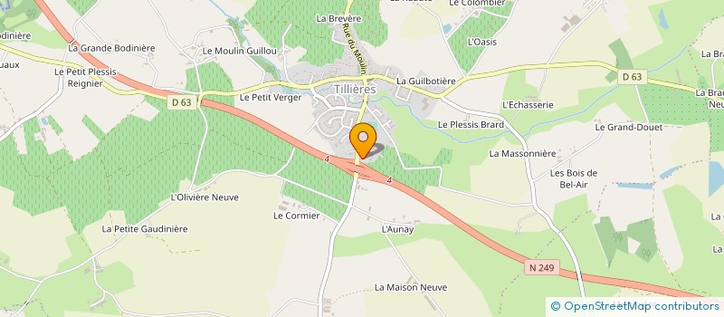 localisation de l'entreprise EURL CHARRUAU SEBASTIEN à SEVREMOINE