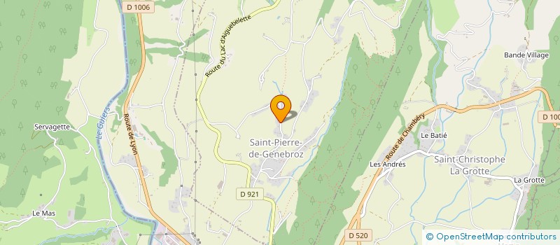 localisation de l'entreprise EURL CHARTREUSE VIANDES  SAINT-PIERRE-DE-GENEBROZ