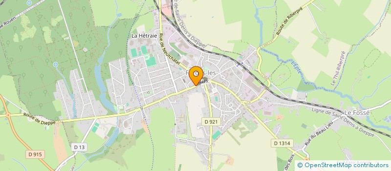 localisation de l'entreprise EURL CHASTEL à FORGES-LES-EAUX