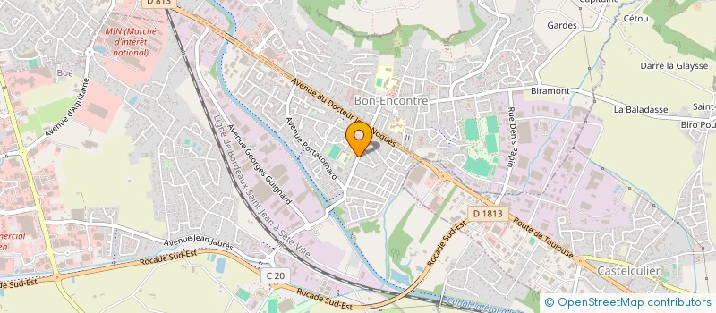 localisation de l'entreprise EURL CHATELAIN  BOE