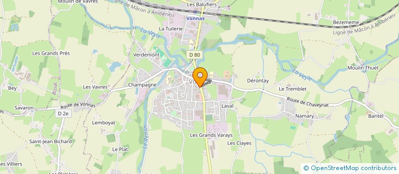localisation de l'entreprise EURL CHATEM à VONNAS
