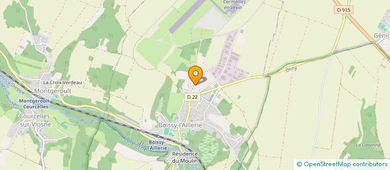localisation de l'entreprise EURL CHAUFF CLIMAT MAINT PLOMBERIE à BOISSY-L'AILLERIE
