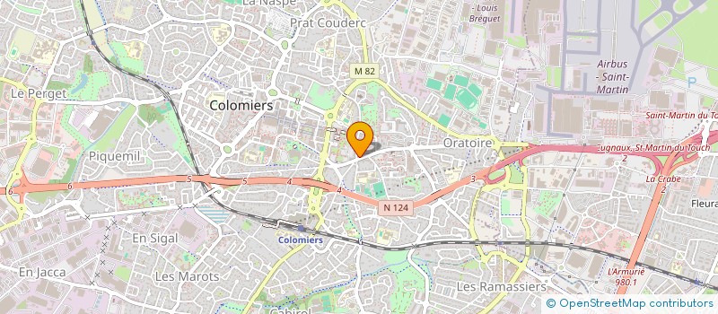 localisation de l'entreprise EURL CHAUVET à COLOMIERS