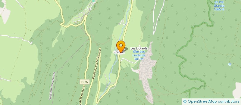localisation de l'entreprise EURL CHAUVIN ERIC à SAINT-AGNAN-EN-VERCORS