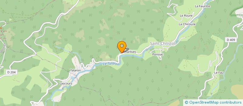localisation de l'entreprise EURL CHAZAL LAURENT  SAINT-CHRISTOL
