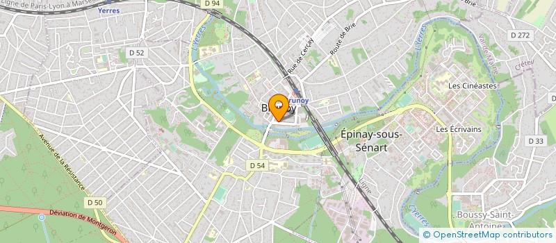 localisation de l'entreprise EURL CHAZOT DIAGNOSTICS IMMOBILIERS à BRUNOY