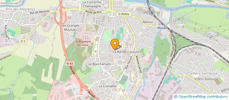 localisation de l'entreprise EURL CHELIN PATRICE ELEC à CHARLEVILLE-MEZIERES