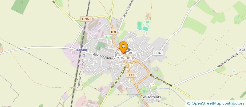 localisation de l'entreprise EURL CHELVAL à BOHAIN-EN-VERMANDOIS