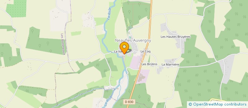 localisation de l'entreprise EURL CHEMIN  NEAUFLES AUVERGNY