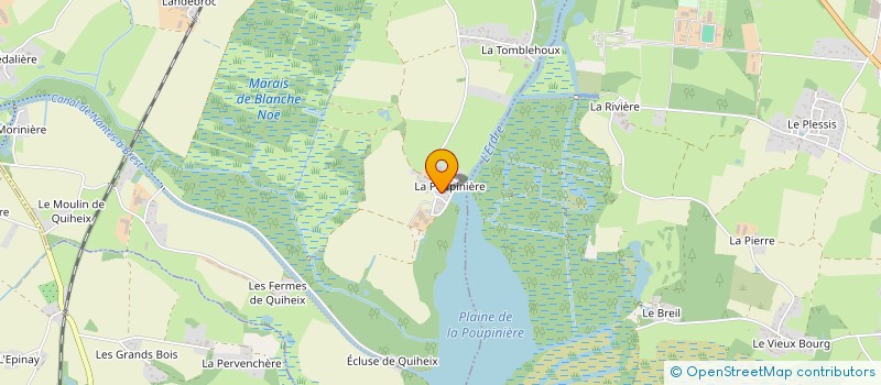 localisation de l'entreprise EURL CHEMINEES CORNIER à NORT-SUR-ERDRE