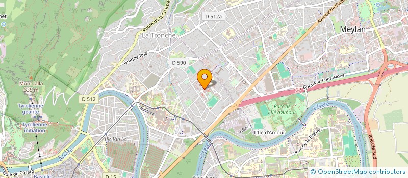 localisation de l'entreprise EURL CHENU ALEXANDRE  LA TRONCHE