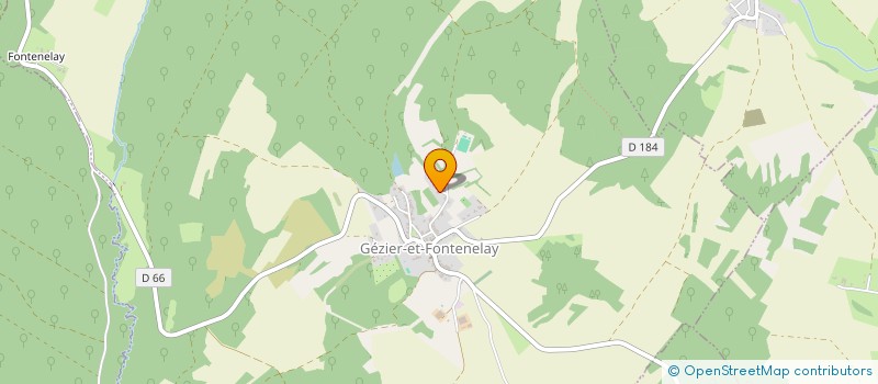 localisation de l'entreprise EURL CHENU JEAN-BAPTISTE  GEZIER-ET-FONTENELAY