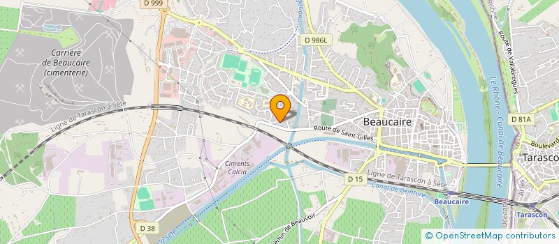 localisation de l'entreprise EURL CHESA MG à BEAUCAIRE