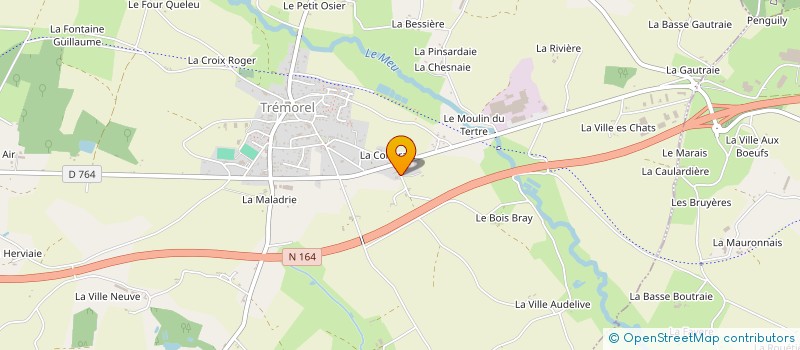 localisation de l'entreprise EURL CHEVALIER SERGE  TREMOREL