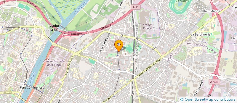 localisation de l'entreprise EURL CHEZ ADEL à ANGERS