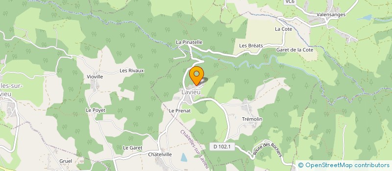localisation de l'entreprise EURL CHEZ CHRISTOPHE à SAINT-JEAN-SOLEYMIEUX