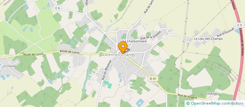 localisation de l'entreprise EURL CHEZ COCO à VARENNES-CHANGY