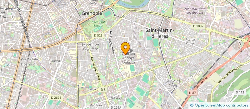 localisation de l'entreprise EURL CHEZ CORINNE  GRENOBLE