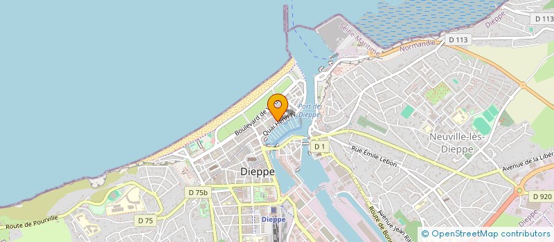 localisation de l'entreprise EURL CHEZ ELLE à DIEPPE