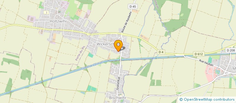 localisation de l'entreprise EURL CHOUCROUTE C.DIETRICH à WICKERSCHWIHR