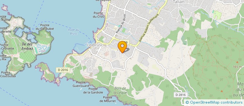 localisation de l'entreprise EURL CHOVELON NICOLAS à SIX-FOURS-LES-PLAGES