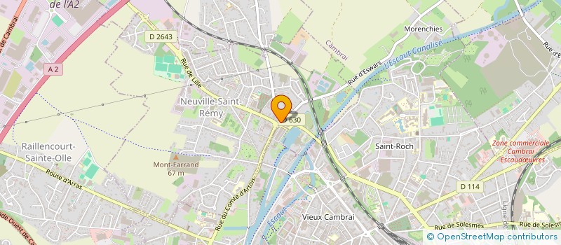 localisation de l'entreprise EURL CHRETIEN  NEUVILLE-SAINT-REMY