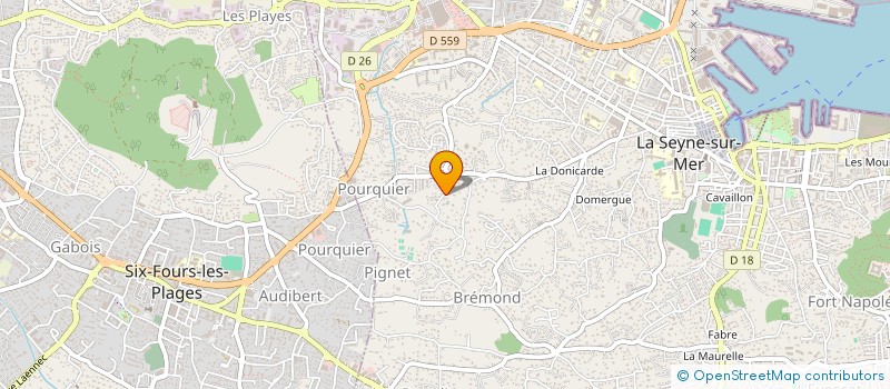 localisation de l'entreprise EURL CHRISCARRELAGE à LA SEYNE SUR MER