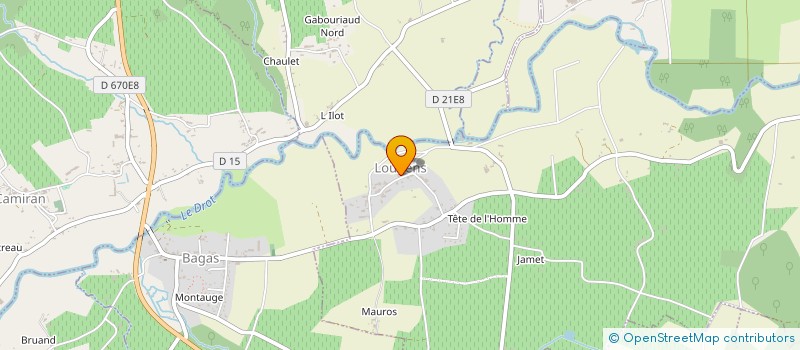 localisation de l'entreprise EURL CHRISTELLE B  MONGAUZY