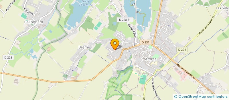 localisation de l'entreprise EURL CHRISTELLE CAILLEUX à BREMES
