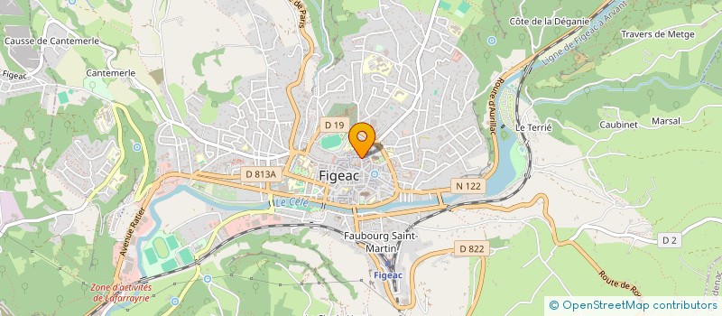 localisation de l'entreprise EURL CHRISTIAN LEYRISSOUX à FIGEAC