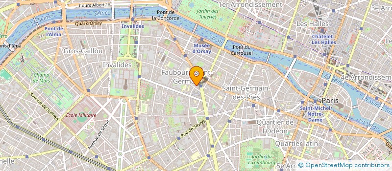 localisation de l'entreprise EURL CHRISTOPHE COTTIN  PARIS