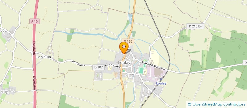 localisation de l'entreprise EURL CHRISTOPHE MONNIN  LOULAY