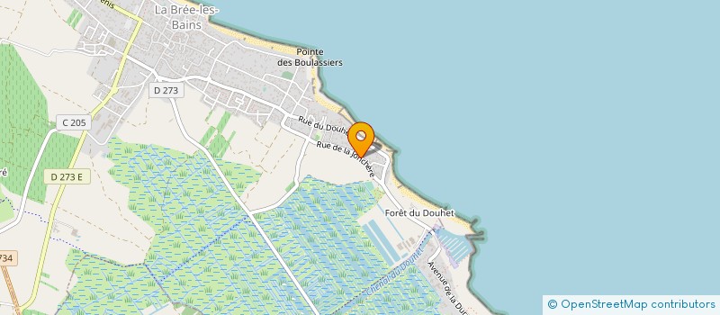 localisation de l'entreprise EURL CHRISTOPHE PEYROT  LA BREE-LES-BAINS