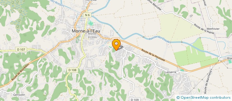 localisation de l'entreprise EURL CIBER DELISS à MORNE A L'EAU
