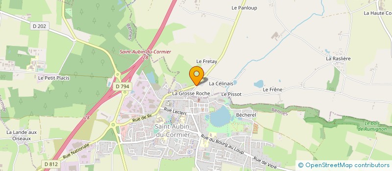 localisation de l'entreprise EURL CINDY COUVERTURE  RIVES-DU-COUESNON