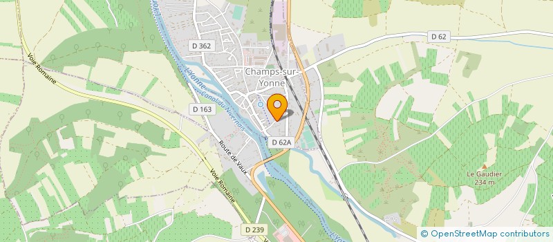 localisation de l'entreprise EURL CIRCOFLAM NORD à CHAMPS-SUR-YONNE