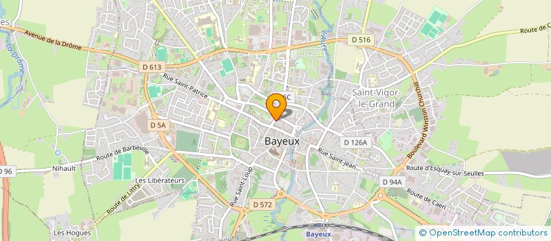 localisation de l'entreprise EURL CITY DREAM'S  BAYEUX