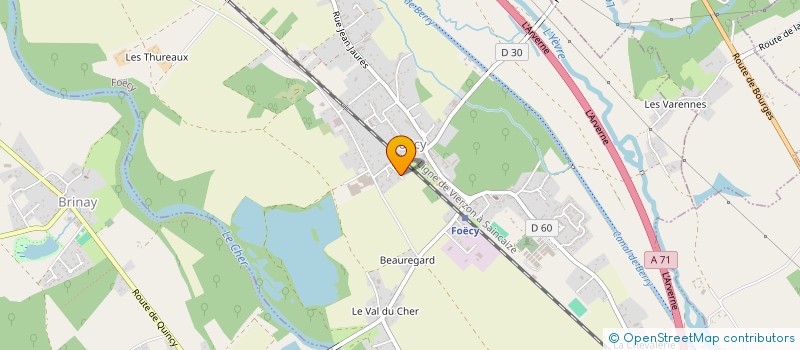 localisation de l'entreprise EURL CIZEAU JOHNNY  FOECY