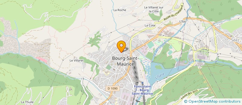 localisation de l'entreprise EURL CJ à BOURG-SAINT-MAURICE