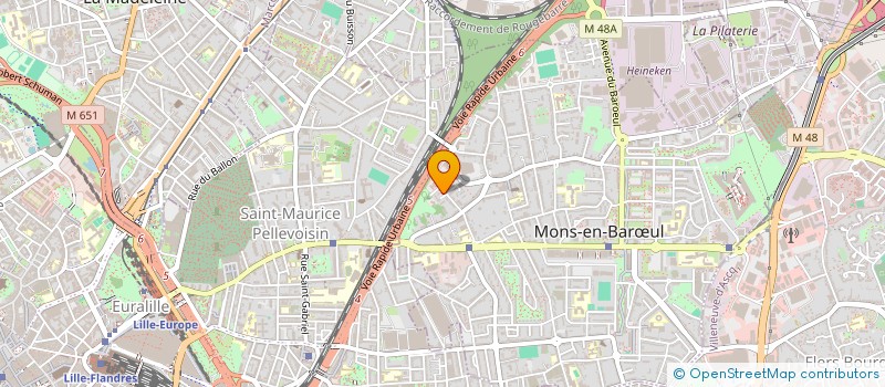 localisation de l'entreprise EURL CK SOFT à MONS-EN-BARŒUL